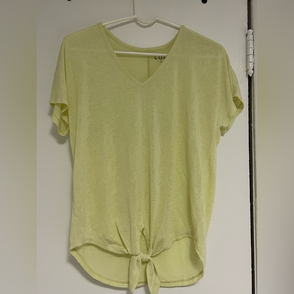 Loft Front Tie Tee - Picture 2 of 4